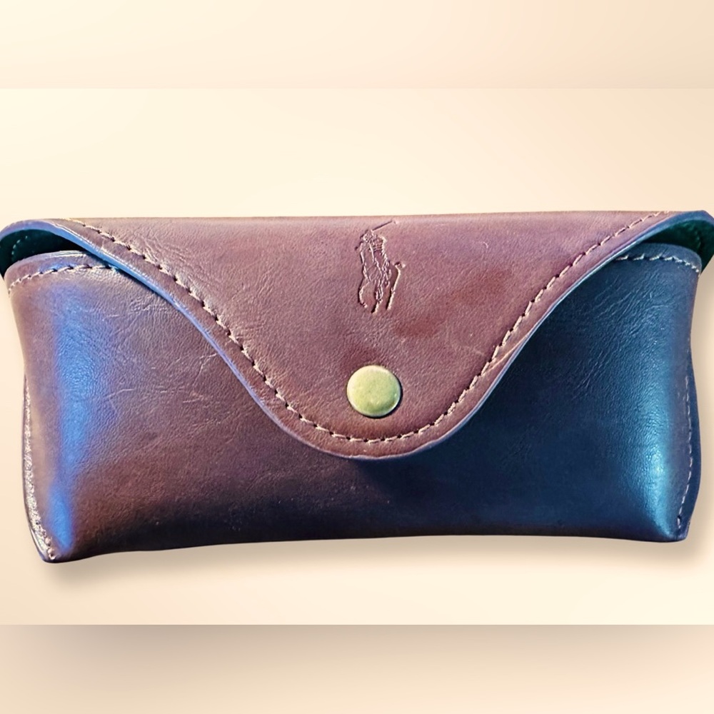 Vintage Polo Ralph Lauren Leather Sunglasses Case